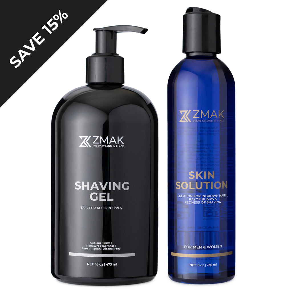 Shaving Gel + Skin Solution – ZMAK EVERY STRAND IN PLACE