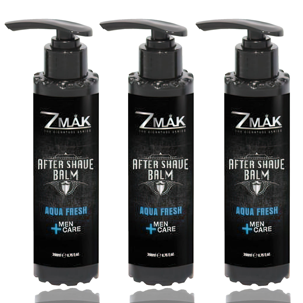 After Shave Balm for Men - Clinically Tested for Sensitive Skin - 3 Pack of AQUA FRESH - 6.75 fl oz.