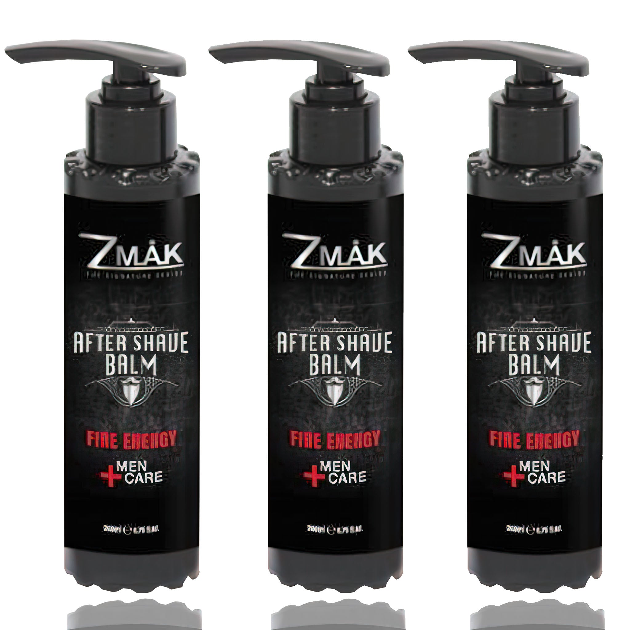After Shave Balm for Men - Lasts Up to 8 Hours - Reduces Signs of Aging - Clinically Tested for Sensitive Skin - 3 Pack of Fire Energy - 6.75 fl oz. - ZMAK The Signature Series