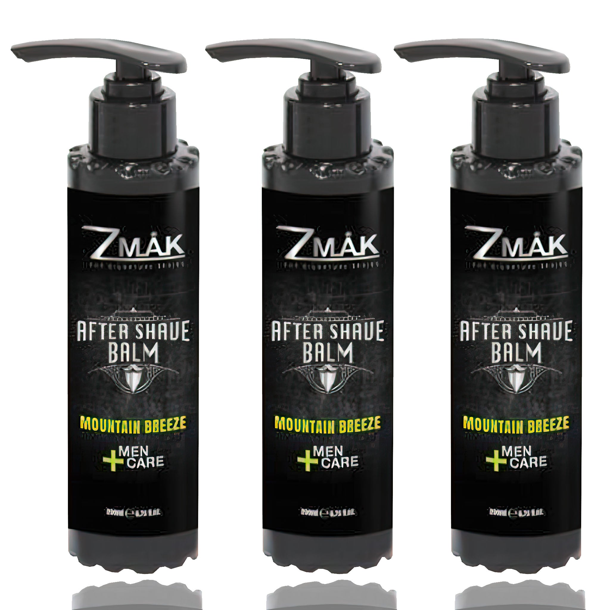 After Shave Balm for Men - Lasts Up to 8 Hours - Reduces Signs of Aging - Clinically Tested for Sensitive Skin - 3 Pack of Mountain Breeze - 6.75 fl oz. - ZMAK The Signature Series