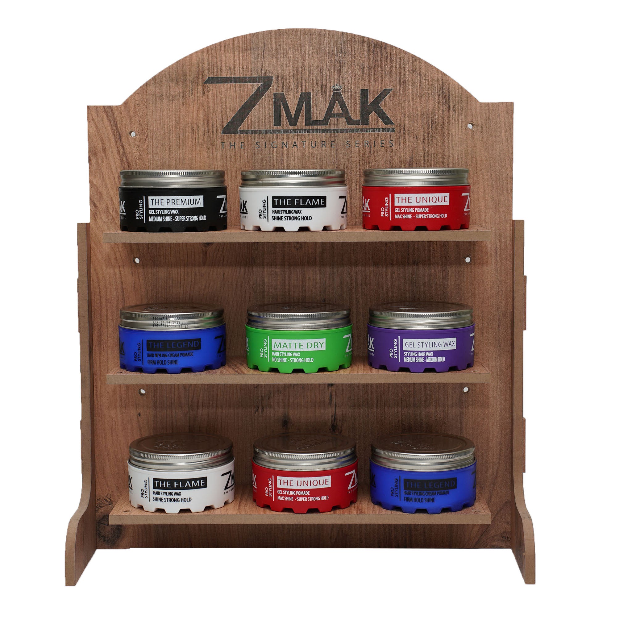 Display Shelf for Hair Wax - Small - Storage Shelving Unit