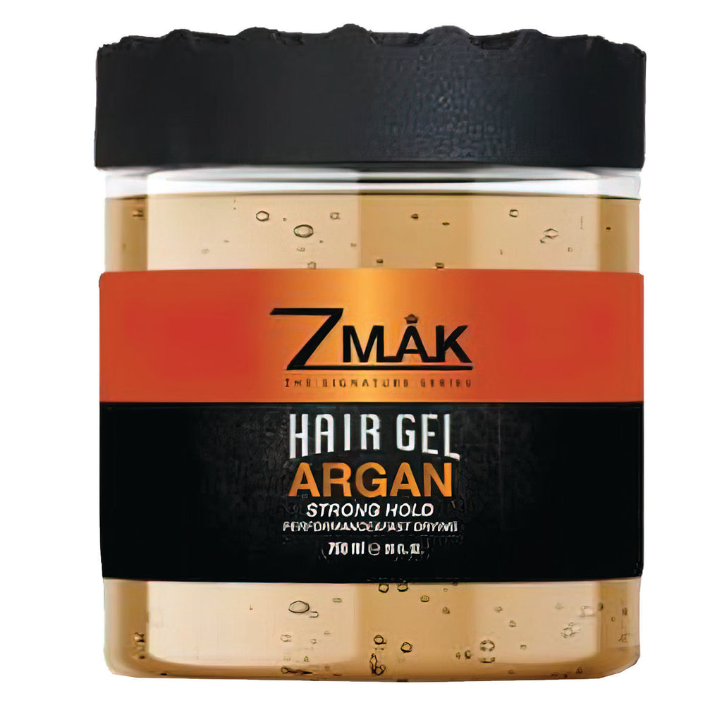 Hair Styling Gel for Men and Women - Natural Hair Gel for Curly Hair and Strong Hold - Easy To Wash Out - All Day Hold For All Hair Styles - Argan - Add Volume and Texture (750 ML) - ZMAK Hair Gel