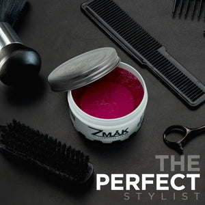 Hair Wax for Men and Women - Strong Hold - Firm Shine - Easy To Wash Out - for all Hair Types - Add Volume and Texture (150 ML) - 3 Pack of The Flame - ZMAK The Signature Series