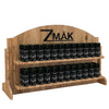 Heavy Duty Storage Shelving Unit - Hair Wax Organizer Stand - Rack - Brown - ZMAK The Signature Series